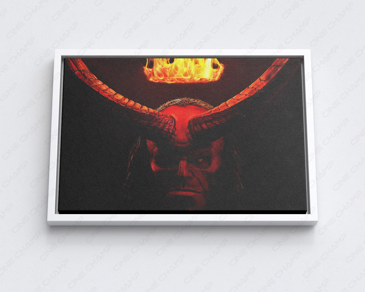 Hellboy Canvas Wall Decor Supernatural Canvas Art
