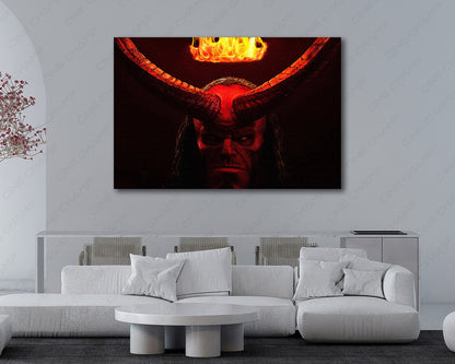 Hellboy Canvas Wall Decor Supernatural Canvas Art
