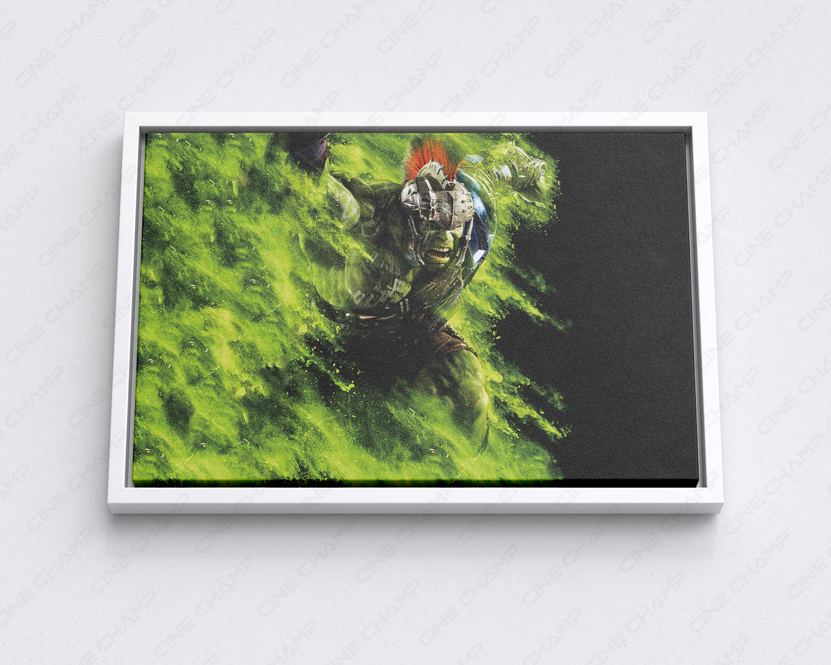 Hulk and Thor Ragnarok Canvas Epic Marvel Superhero Wall Decor