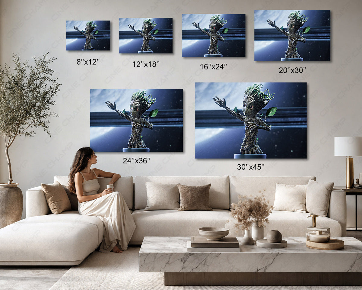 I Am Groot Canvas Art Guardians of the Galaxy Wall Decor