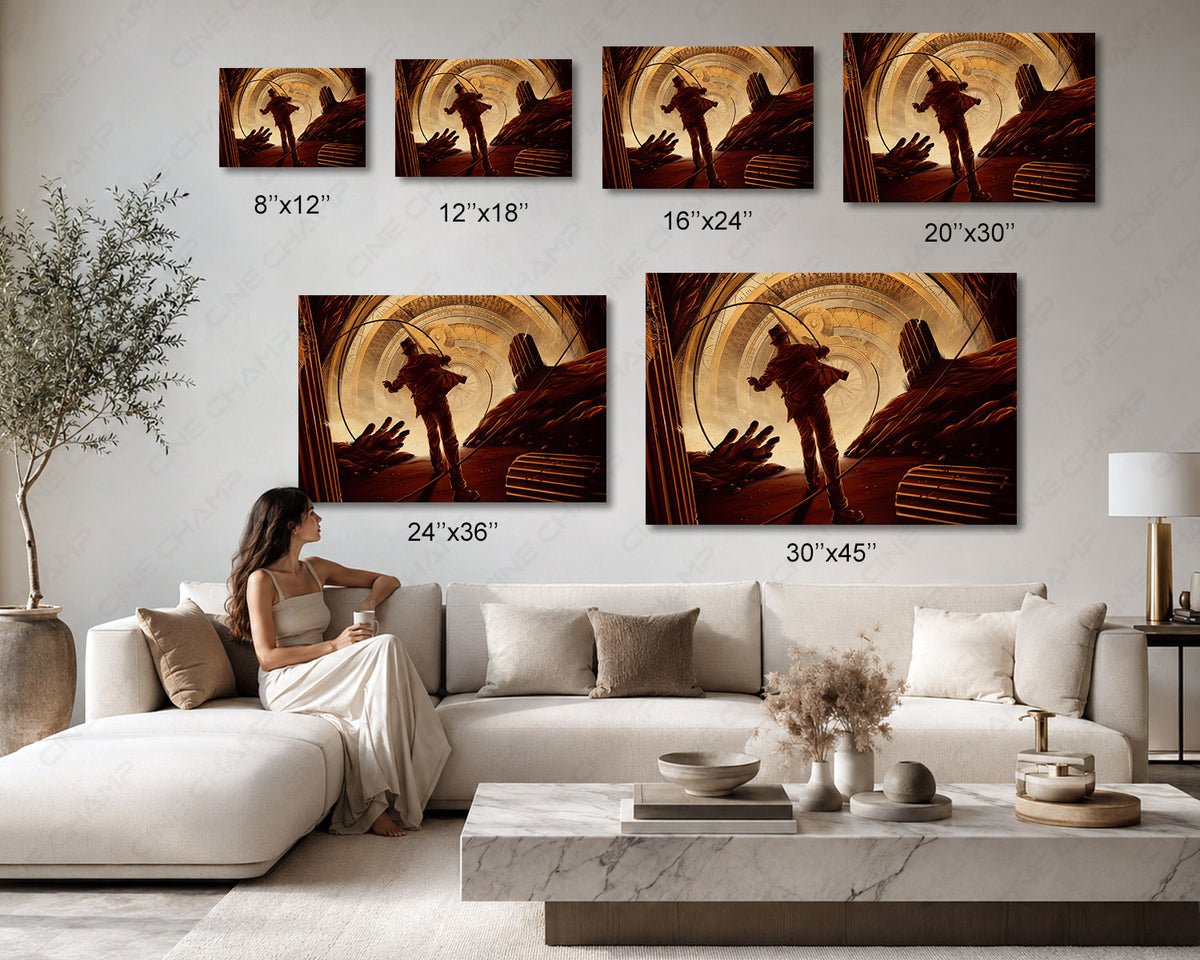 Indiana Jones Dial of Destiny Wall Art Adventure Canvas Print