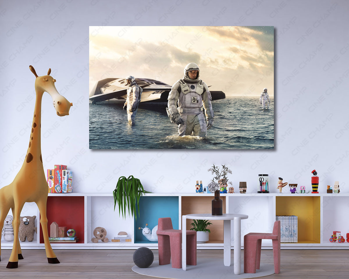 Interstellar Canvas Wall Decor Space Art Print