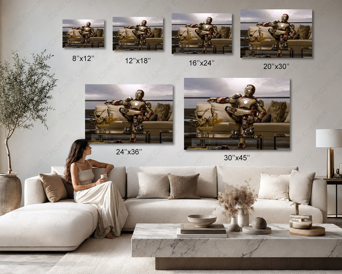 Iron Man Canvas Art Tony Stark Superhero Wall Decor
