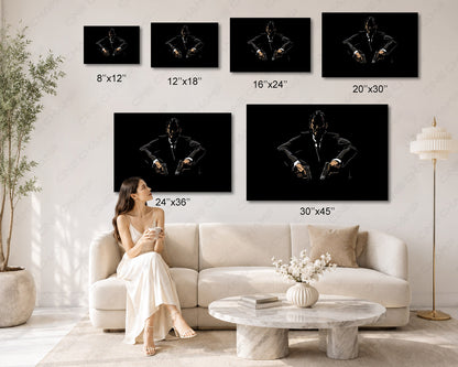 Baba Yaga Canvas John Wick Legendary Assassin Movie Wall Art