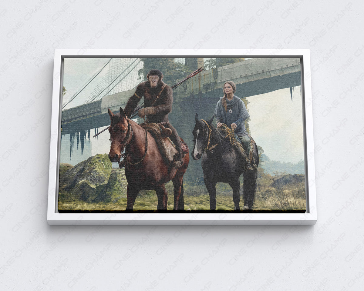 Kingdom Of The Planet Of The Apes Canvas Wall Art Adventure Decor