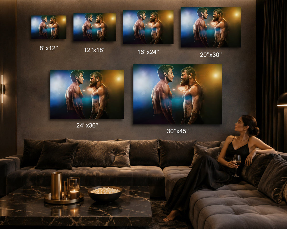 Road House Canvas Wall Art Jake Gyllenhaal as Dalton Action Movie Decor