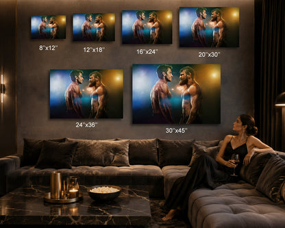 Road House Canvas Wall Art Jake Gyllenhaal as Dalton Action Movie Decor