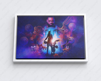 Space Jam A New Legacy Canvas Wall Art Ultimate Basketball Movie Decor